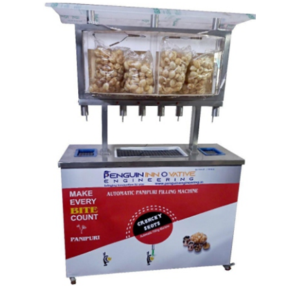 6 NOZZLE(6 FLAVOUR) STAND TOP WITH BUCKET & SERVING COUNTER-PE 6N ST+BS