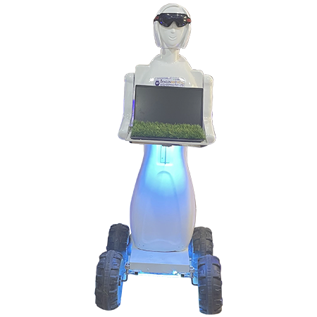 AISHA 4.0 (BIG WHEEL ,REMOTE CONTROL) (SERVING ROBOT)