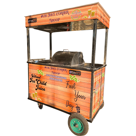 AUTOMATIC SUGARCANE JUICER CART