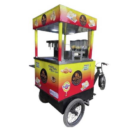 SMART E CYCLE CART 3 TO 6 NOZZLE PANIPURI AND BHEL